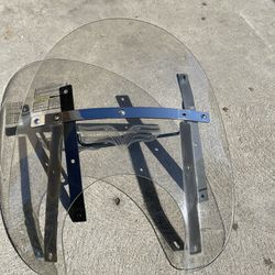Front Motorcycle Windshield Clear 
