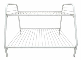White metal bunkbed "without mattress"