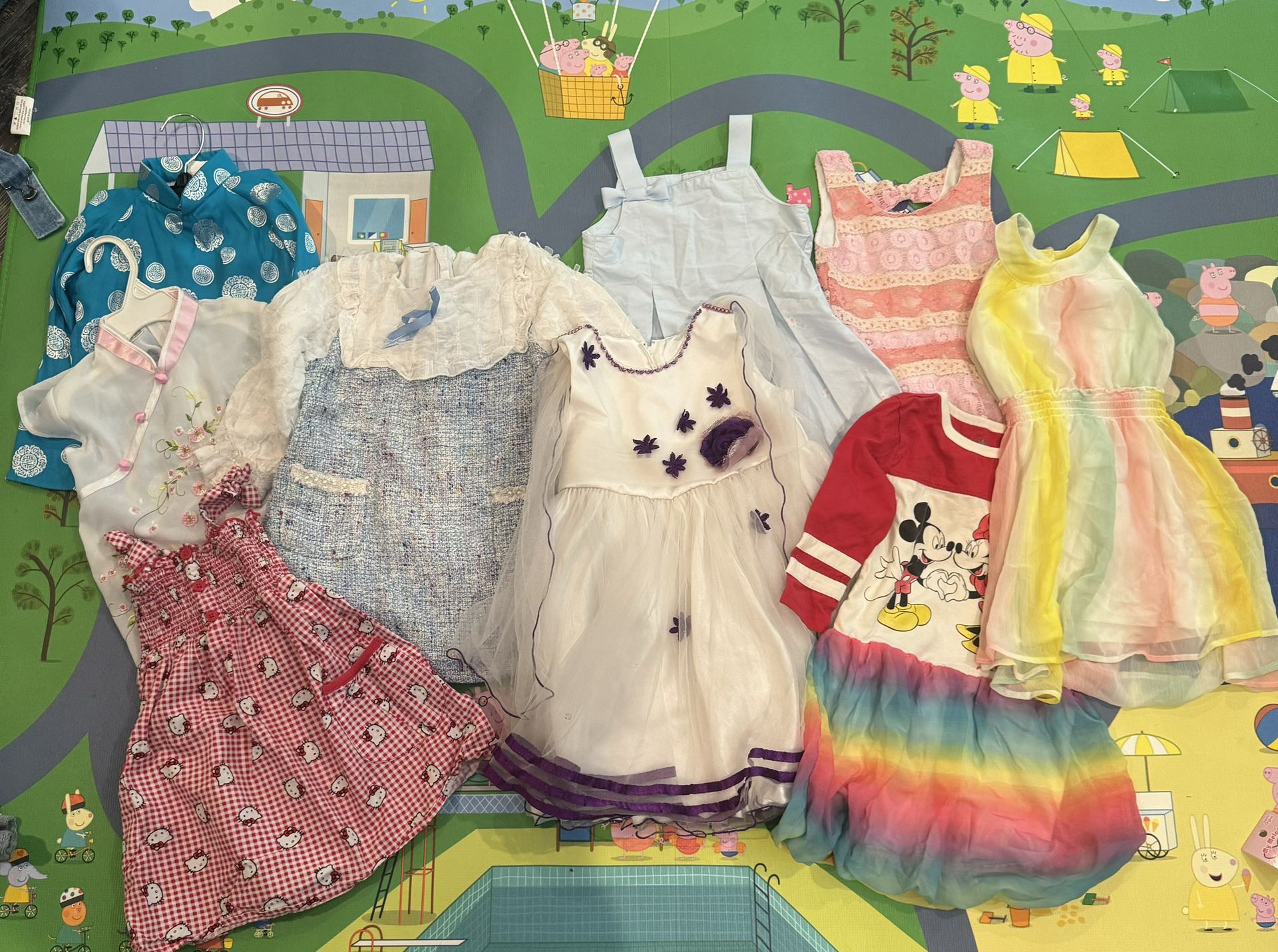 Bundle Bag Of Toddler Girls Clothing Dresses Size 3T