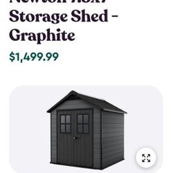 Keter Newton 7.5x7 Storage Shed $1,200