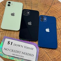 Apple IPhone 12 5G - Pay $1 DOWN AVAILABLE - NO CREDIT NEEDED