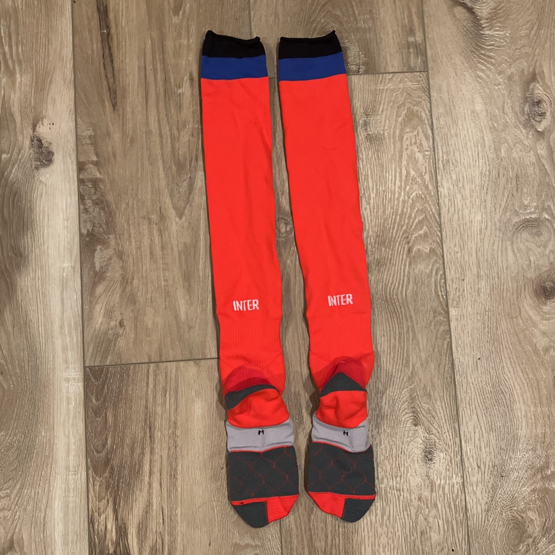 Inter Milan soccer socks for kid size youth m