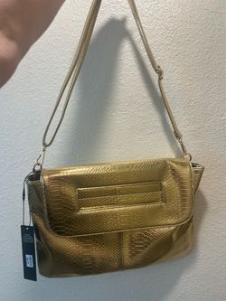 Gold Crossbody Purse/ Clutch