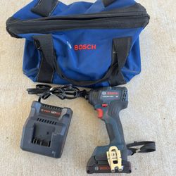 Bosch GDR18V-1800 is an 18V brushless 1/4-inch hex cordless impact driver , W/ Battery and charger 