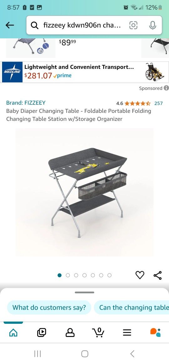 Baby Changing Table