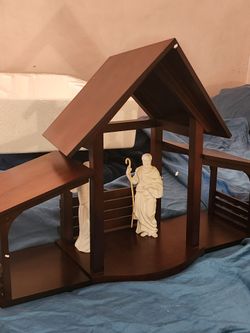 Lenox mostly complete nativity set