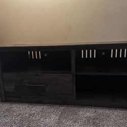 Rustic Wood Entertainment Center / TV Stand - Great Condition