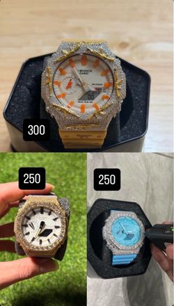 iced out g shocks