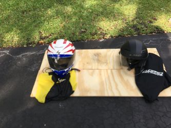 Scorpion exo and ls2 helmet