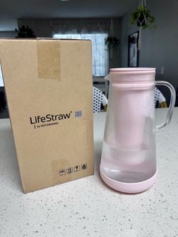 Sale pending -LifeStraw Water Filter Pitcher in Pink!