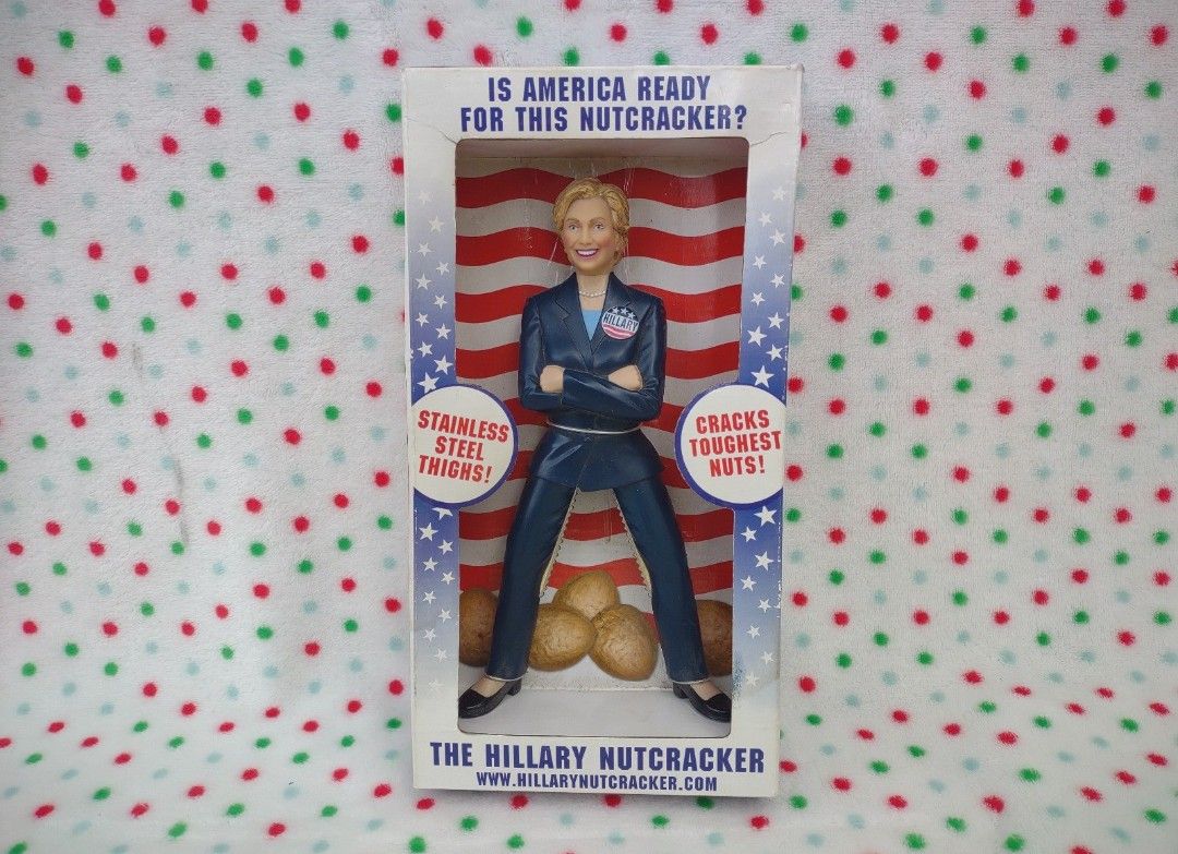 The Hillary Clinton Nutcracker W/ Stainless Steel Thighs