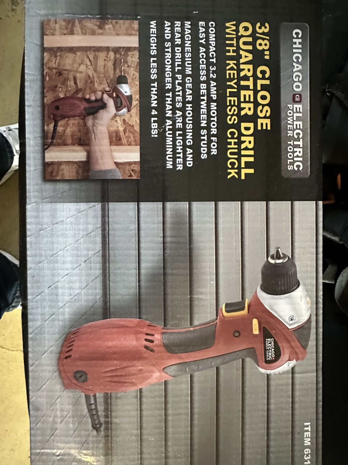 Close Quarters Electric Drill