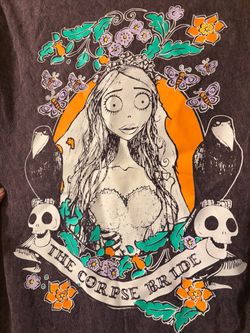 Corpse Bride Shirt Nightmare Before Christmas  Size Small