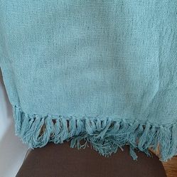 Light-weight Seafoam Green Throw https://offerup.com/redirect/?o=QmxhbmtldC5uZXc=