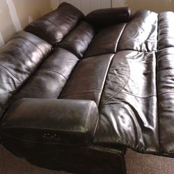 Lark Manor Leather Electric Reclining Couches