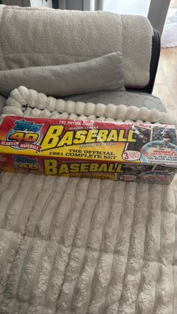 Topps 1991 baseball complete set