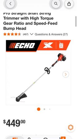 Echo SRM2620T Pro Straight Shaft Gas String Trimmer