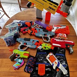 Nerf gun assortment 