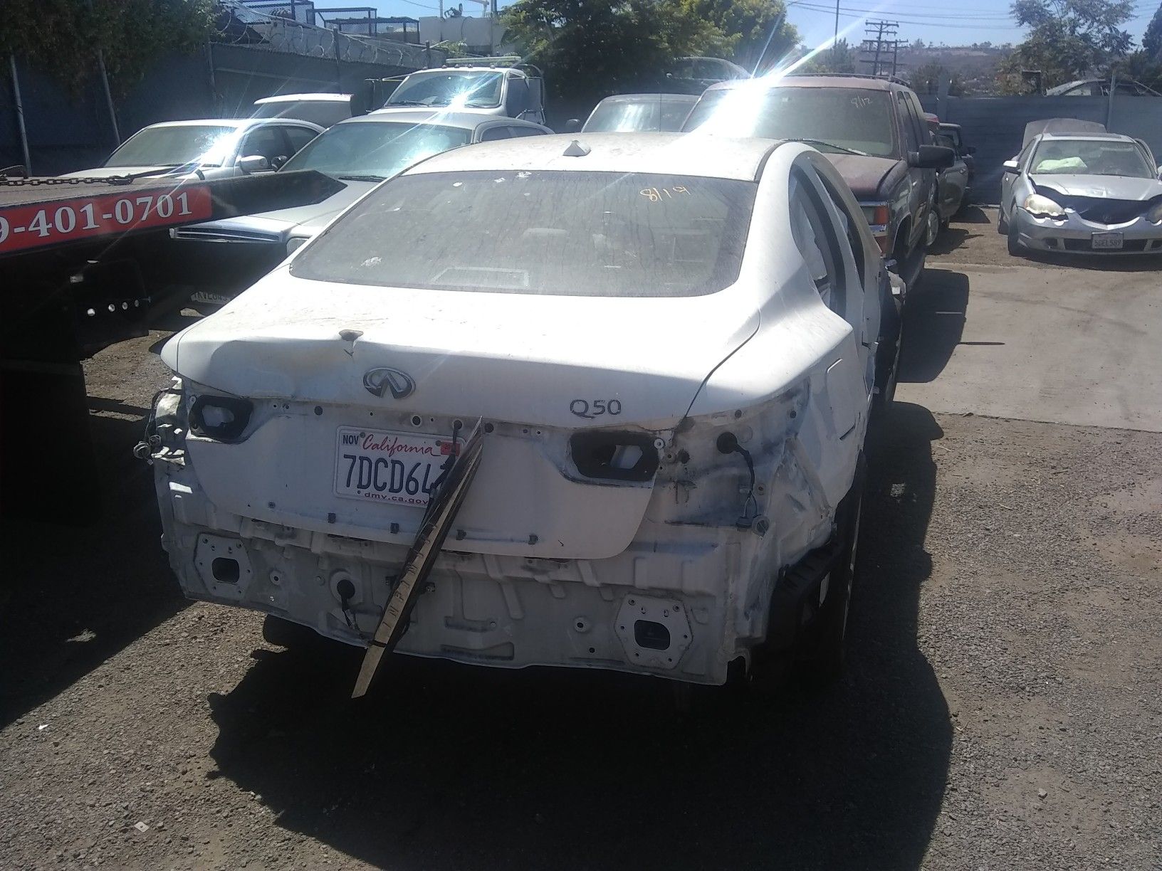 2014 Infinity Q50 for parts only