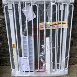 Extra Tall Baby Gate for Stairs, 29.7-57" Extra Wide Dog Gate