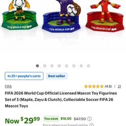 FIFA World Cup Collectibles!!!Brand New!!   Only $15/firm-each (Set Of Three)