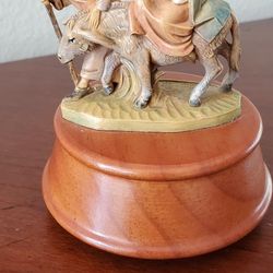 FONTANINI NATIVITY REVOLVING MUSIC BOX 
