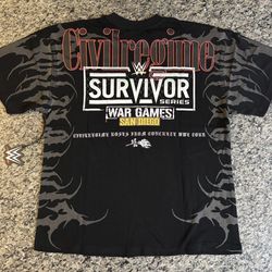 Size L - Civil Regime x Survivor Series War Games San Diego Oversized T-shirt