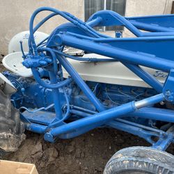 56 Ford Jubilee Tractor With Front Scoop