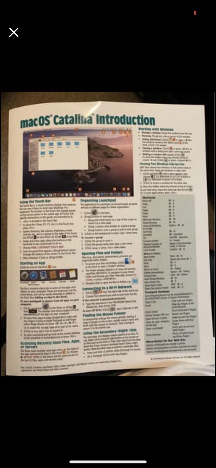 MacOS Catalina Quick Guide