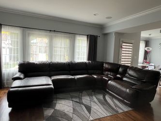 Leather sofa