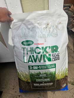 Scotts 40lbs Bag Thickr Lawn 3-In-One (Qty X2)