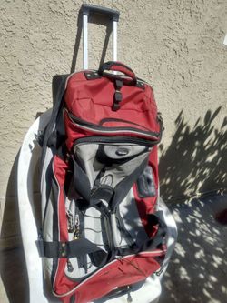 Samsonite Rolling Duffel Bag Red/Tan