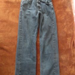 Vintage 90s Levi’s 501 Dark Wash Button Fly 15501-0377 Jeans 29x34 (28x30)
