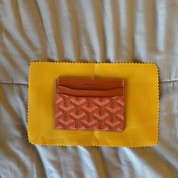 Saint-Sulpice/Goyard Wallet Card Holder Orange