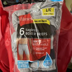 6 Boxer Size L New 