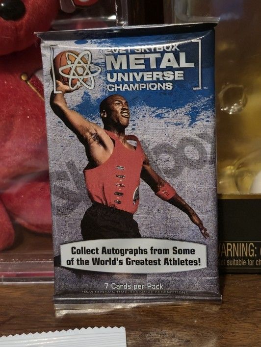 2021 Upper Deck Skybox Metal Universe Champions Trading Card Pack - 7 Cards Sealed UNOPENED.