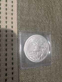 Freedom Silver Round Coin in Case