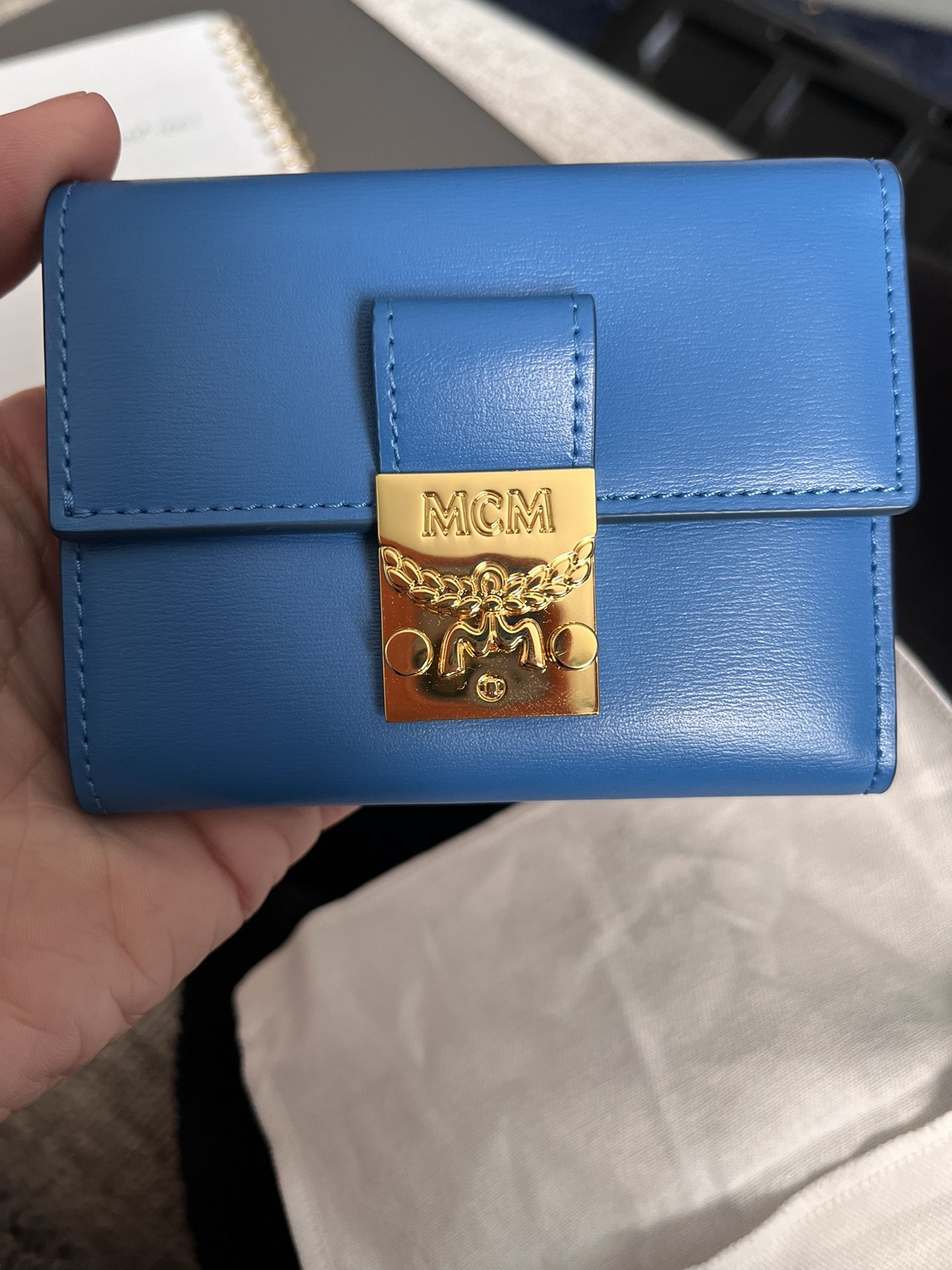 MCM Patricia tri-fold Wallet NWT