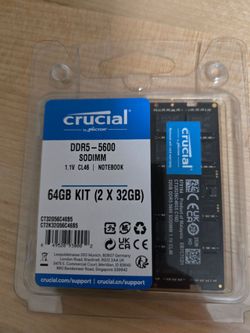 SODDIM DDR5 5600 32 GB Memory RAM