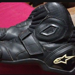 Alpine stars S-MX 1 Motorcycle Boots Mens Size 8  US -EUR 42