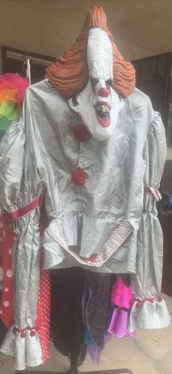 Pennywise IT Clown Halloween Costume with Mask