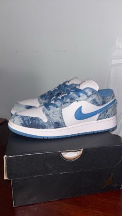 jordan 1 low "washed denmin" GS size 5Y
