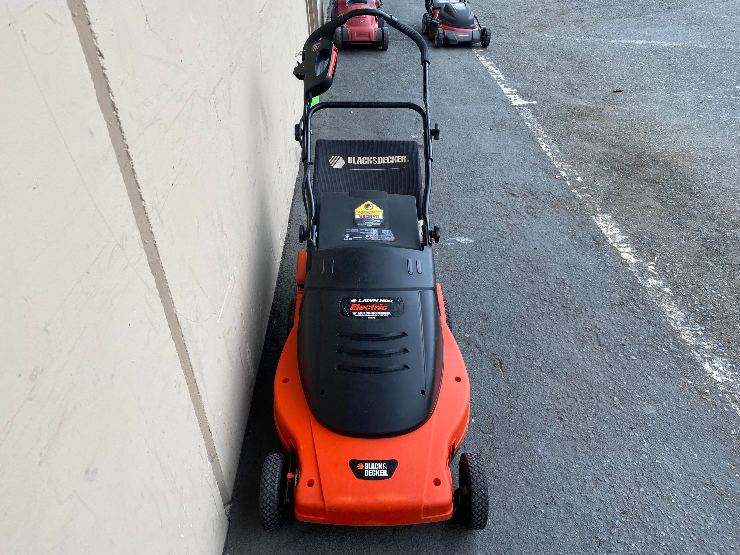 Mower Parts Lawn Hog Electric 19 Mulching Mower Silver Mower