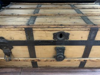 Steamer Chest From The 1800s.