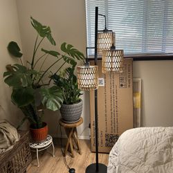 Bamboo Floor Lamp