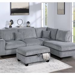 Sectional W/ottoman