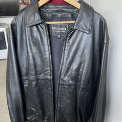 WILSON LEATHER JACKET XL 