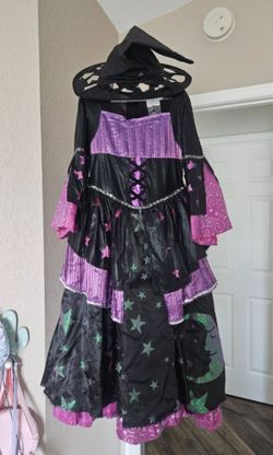 Witch Halloween Costume Dress with Hat