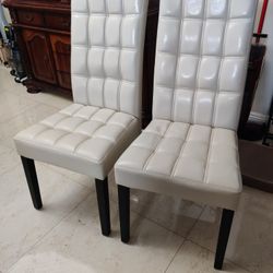 Faux Leather Dining Chairs