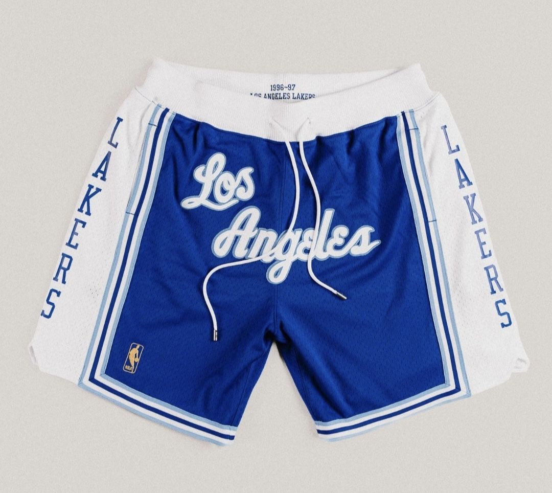 Blue lakers best sale shorts